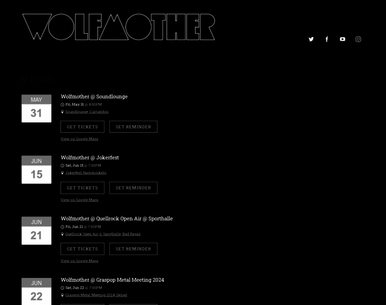 Wolfmother.com thumbnail