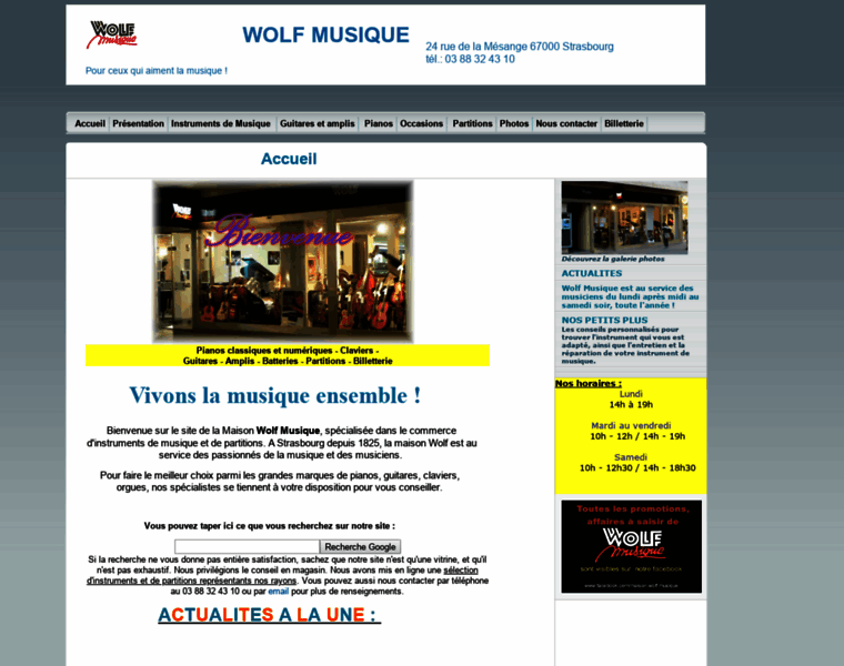 Wolfmusique.com thumbnail