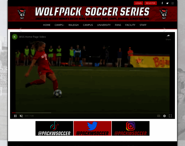 Wolfpacksoccerseries.com thumbnail