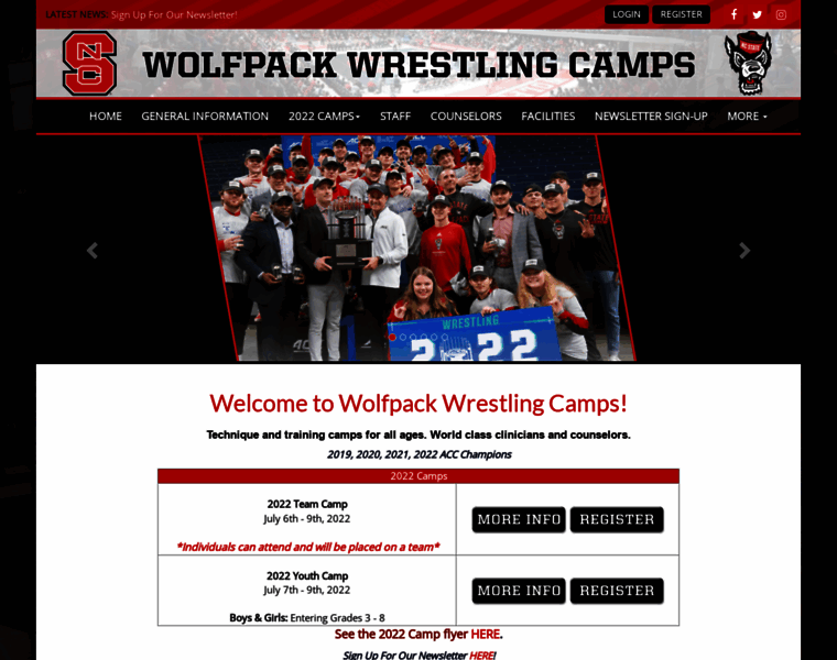 Wolfpackwrestlingcamps.org thumbnail