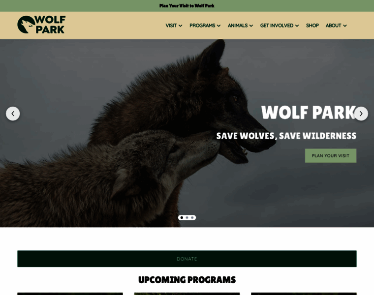 Wolfpark.org thumbnail