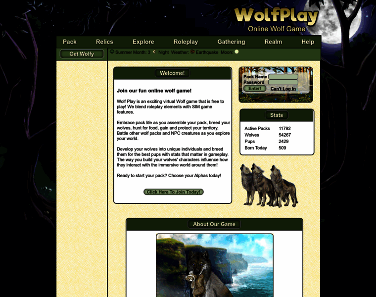 Wolfplaygame.com thumbnail