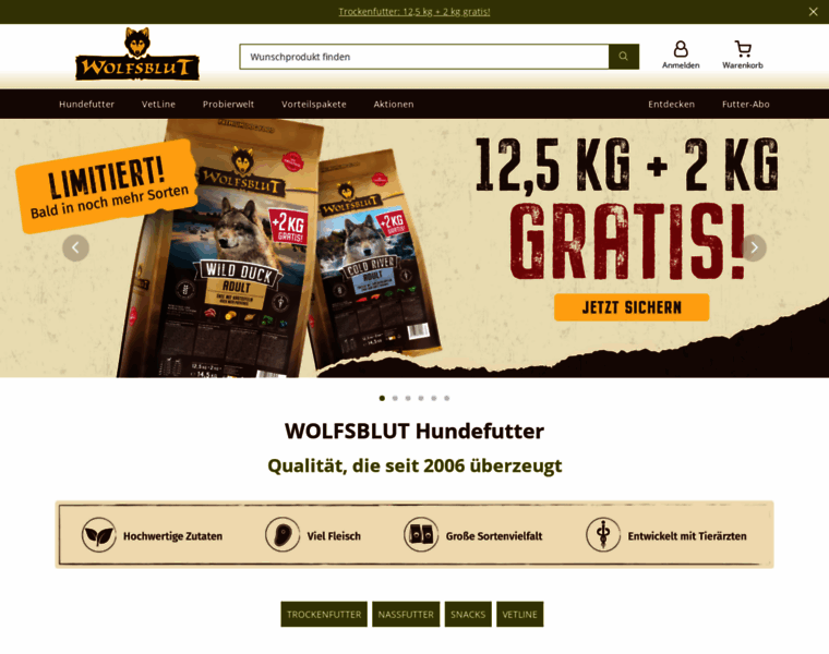 Wolfsblut.co.uk thumbnail