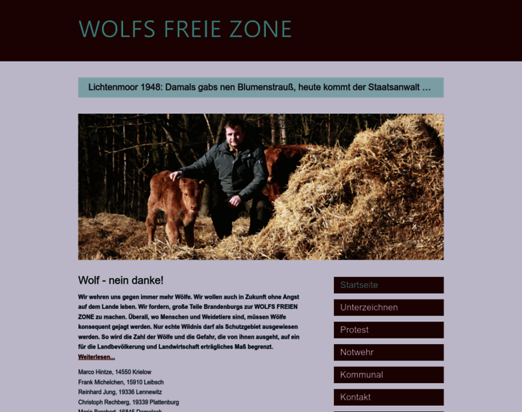 Wolfsfreiezone.de thumbnail