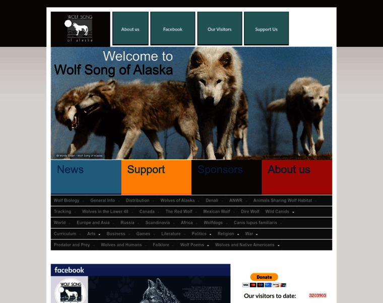 Wolfsongalaska.org thumbnail
