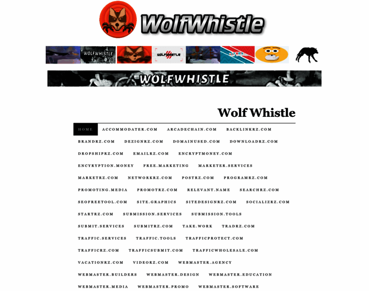 Wolfwhistle.com thumbnail