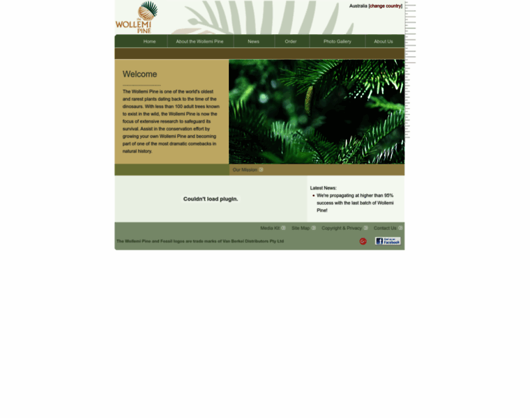 Wollemipine.com thumbnail