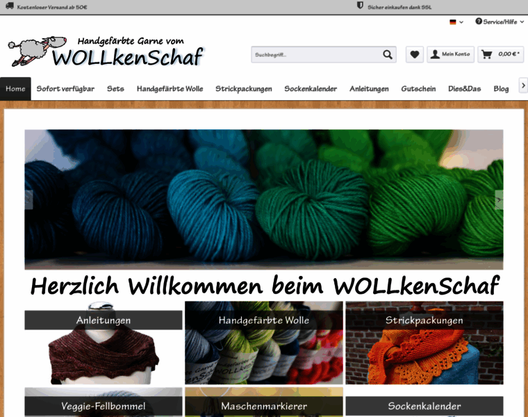 Wollkenschaf.de thumbnail
