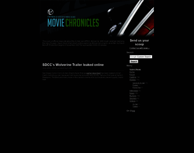Wolverine.moviechronicles.com thumbnail