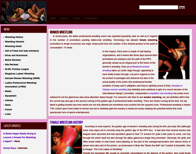 Women-wrestling.org thumbnail