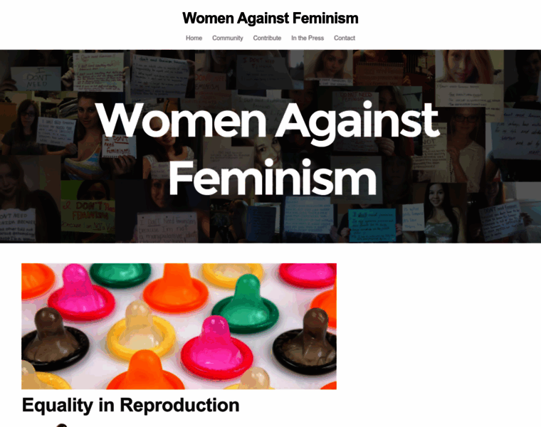 Womenagainstfeminism.com thumbnail