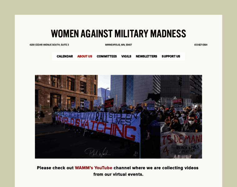 Womenagainstmilitarymadness.org thumbnail