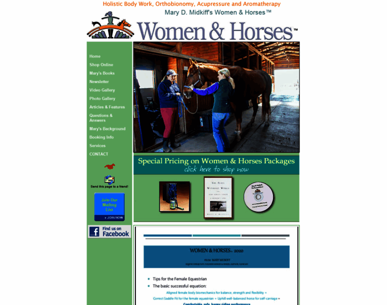 Womenandhorses.com thumbnail