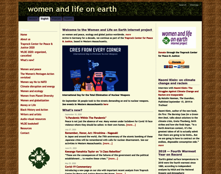 Womenandlife.org thumbnail