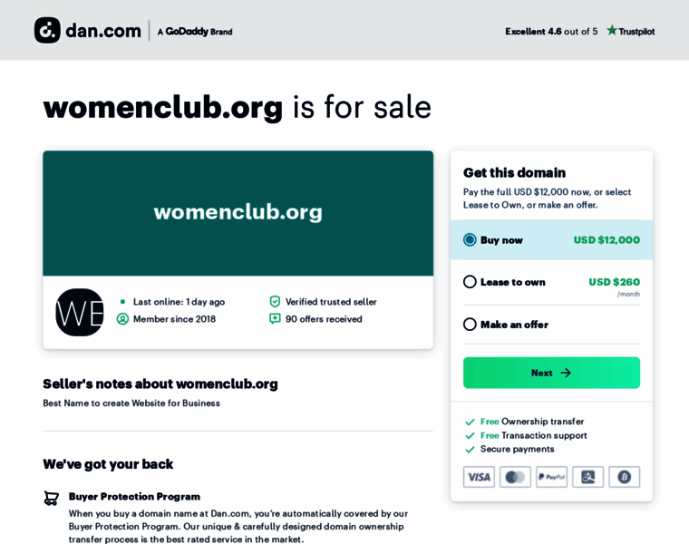 Womenclub.org thumbnail