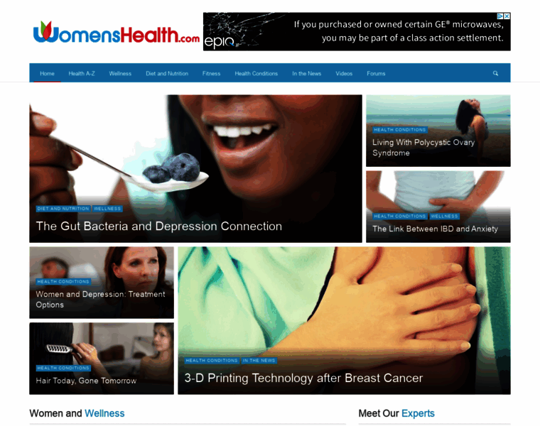 Womenhealthier.com thumbnail