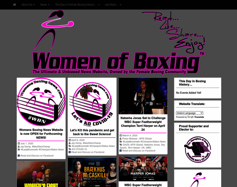 Womenofboxing.com thumbnail