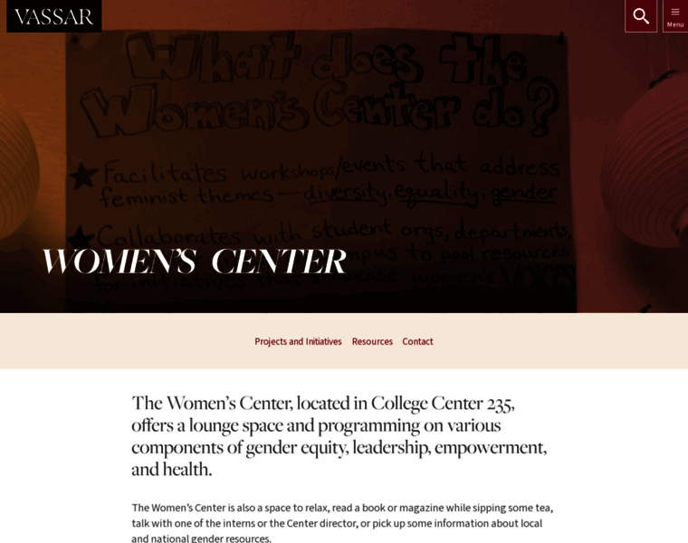 Womenscenter.vassar.edu thumbnail