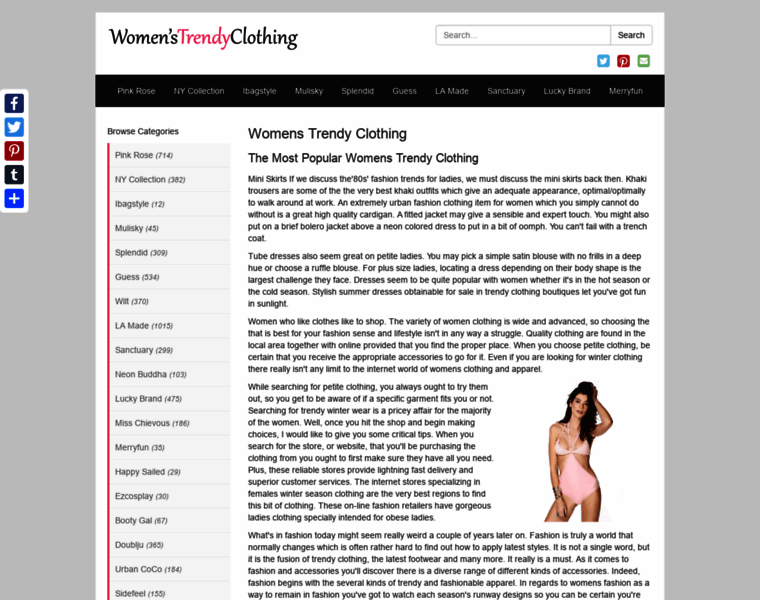 Womenstrendyclothing.com thumbnail