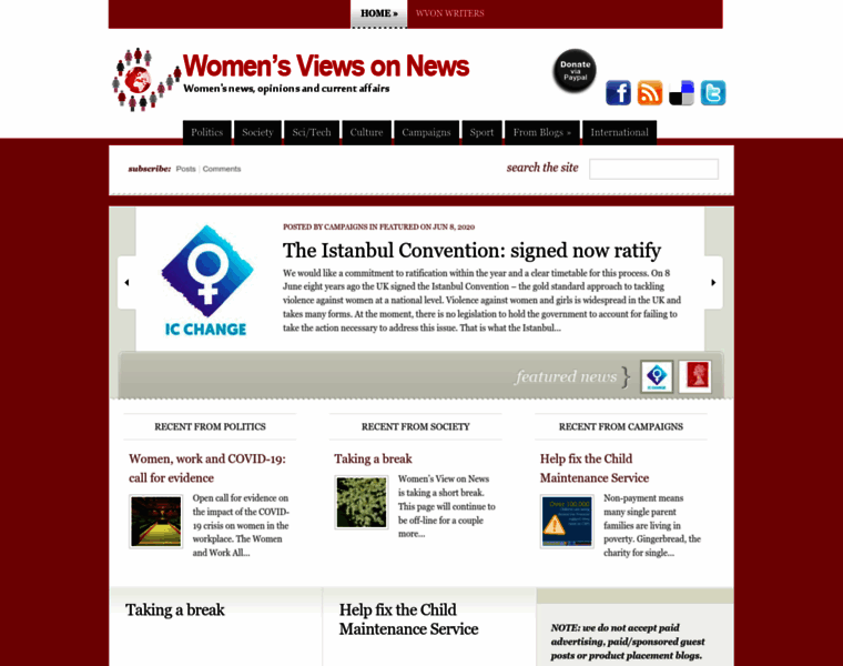 Womensviewsonnews.org thumbnail