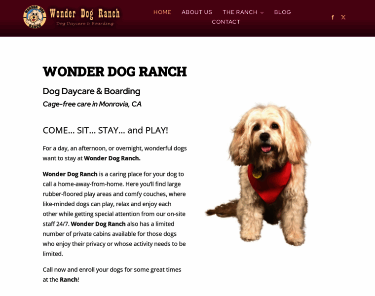Wonderdogranch.com thumbnail