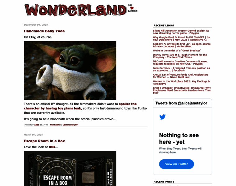 Wonderlandblog.com thumbnail