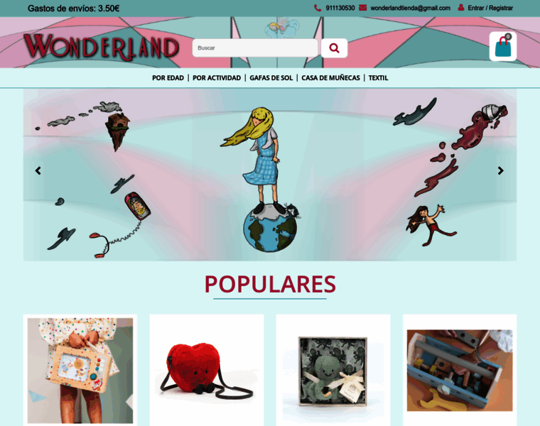 Wonderlandtienda.com thumbnail