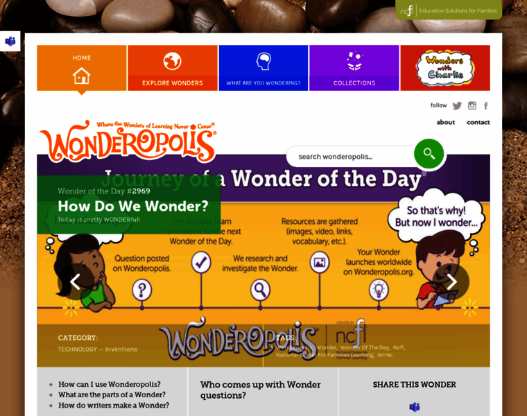 Wonderopolis.org thumbnail