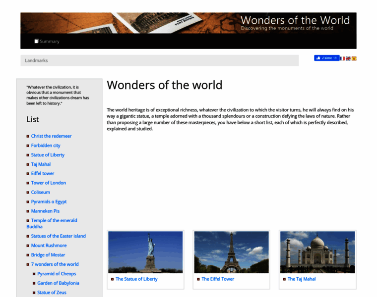 Wonders-of-the-world.net thumbnail