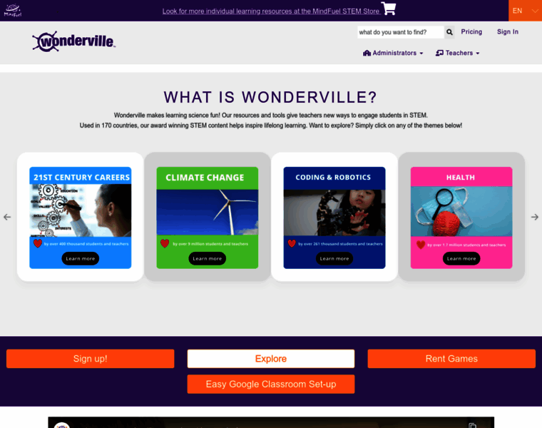 Wonderville.org thumbnail