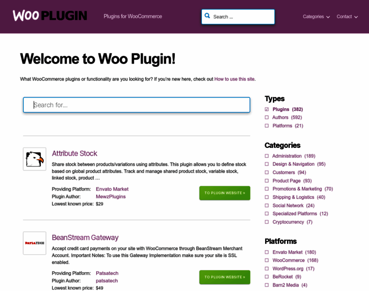 Woo-plugin.com thumbnail