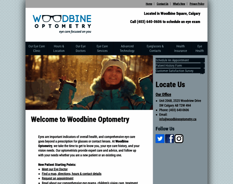 Woodbineoptometry.ca thumbnail