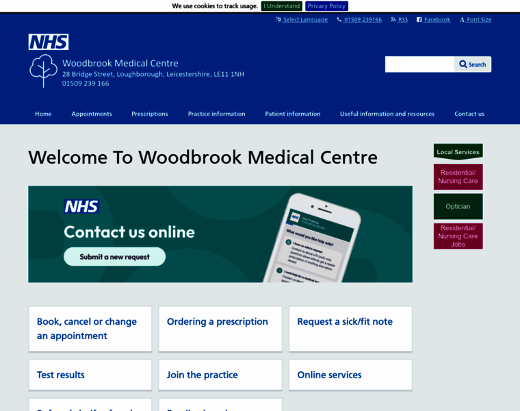 Woodbrookmedicalcentre.co.uk thumbnail