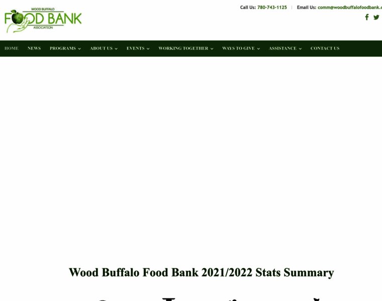 Woodbuffalofoodbank.com thumbnail