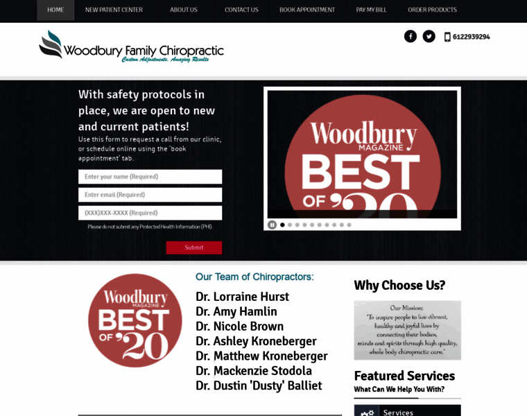 Woodburyfamilychiropractic.com thumbnail