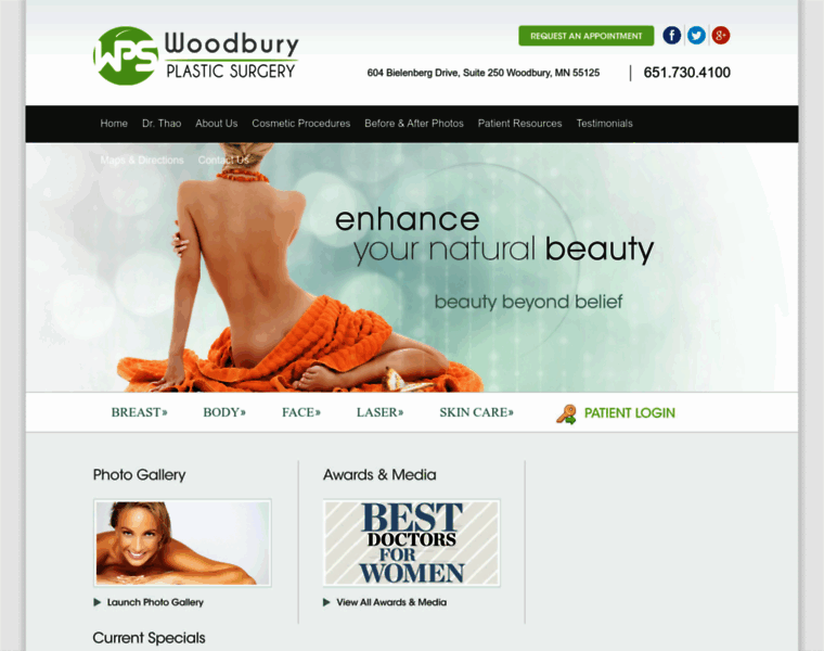 Woodburyplasticsurgery.com thumbnail