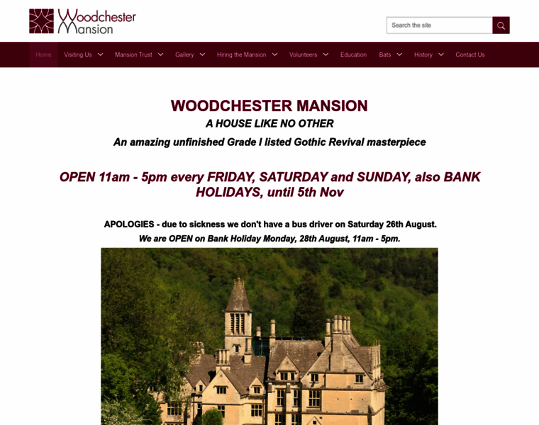 Woodchestermansion.org.uk thumbnail