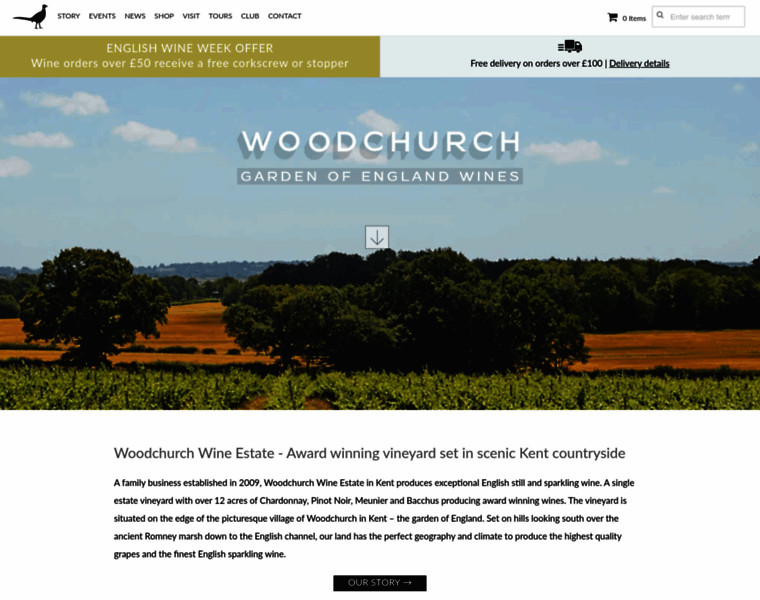 Woodchurchwine.co.uk thumbnail