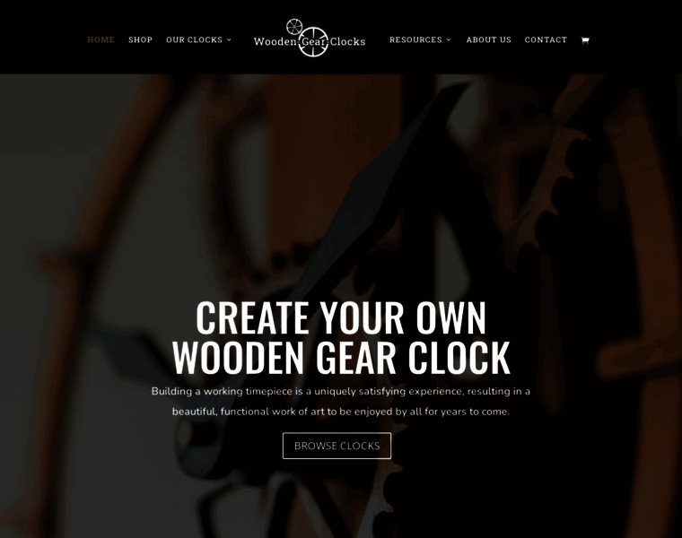 Wooden-gear-clocks.com thumbnail
