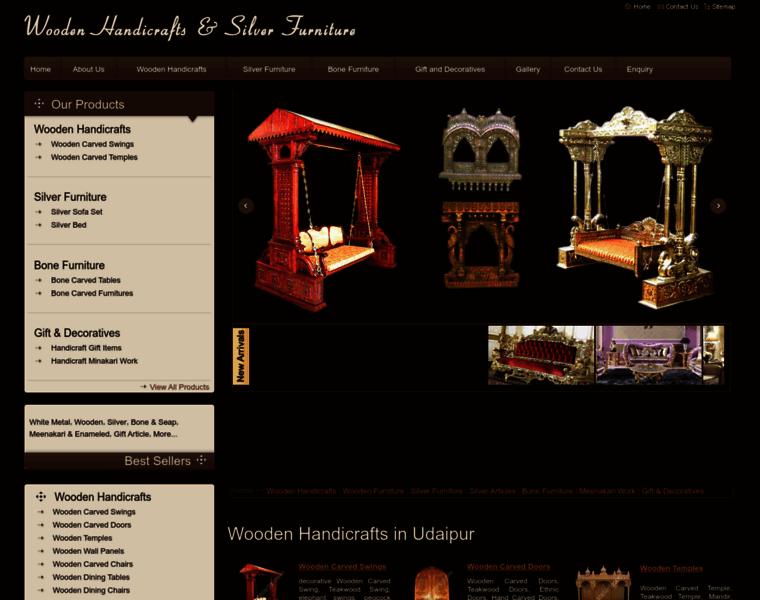Wooden-handicrafts.co.in thumbnail