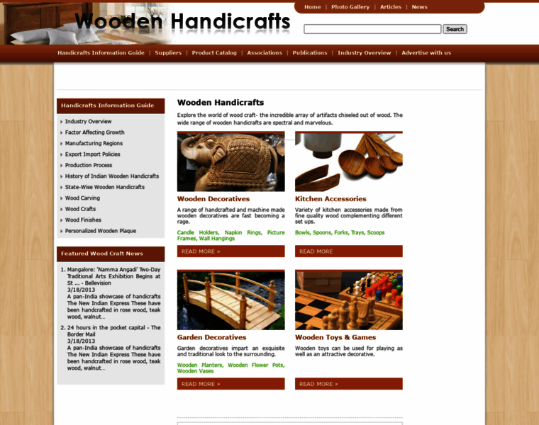 Wooden-handicrafts.com thumbnail