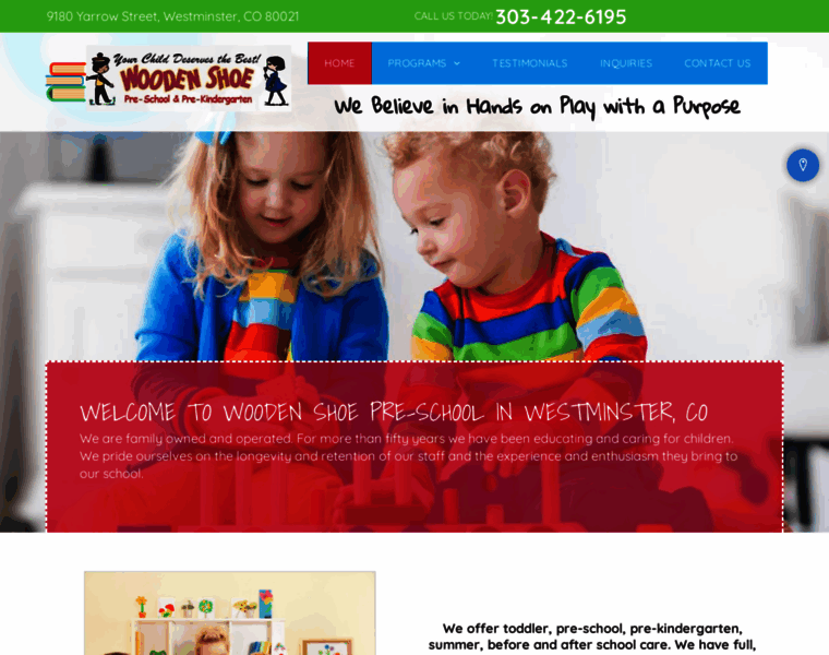 Woodenshoe-childcare.com thumbnail