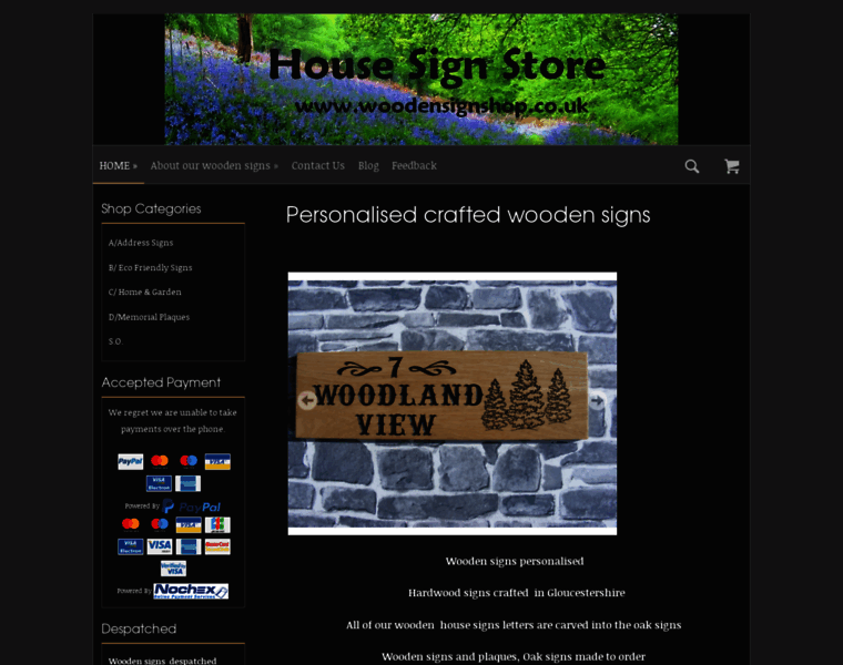 Woodensignshop.co.uk thumbnail