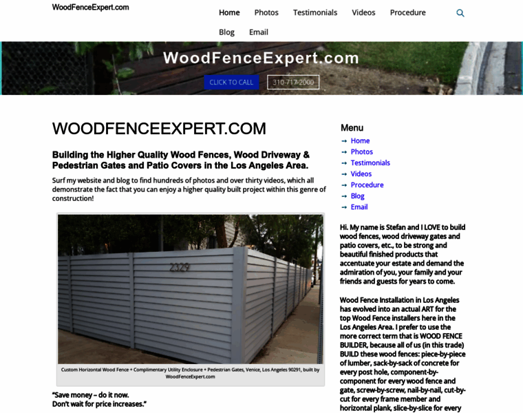 Woodfenceexpert.com thumbnail