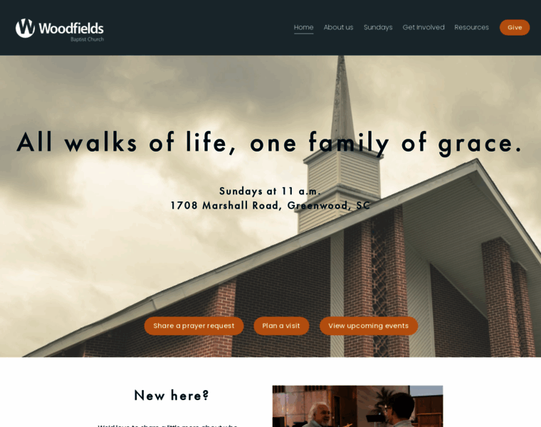 Woodfieldsbaptist.org thumbnail