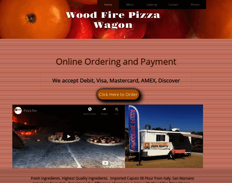 Woodfirepizzawagon.com thumbnail