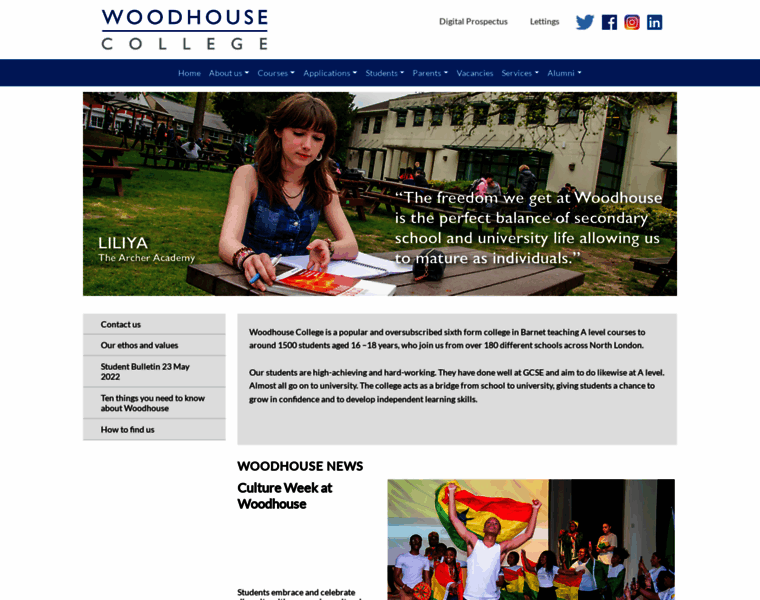 Woodhouse.ac.uk thumbnail