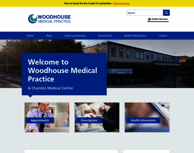 Woodhousemedicalpractice.nhs.uk thumbnail