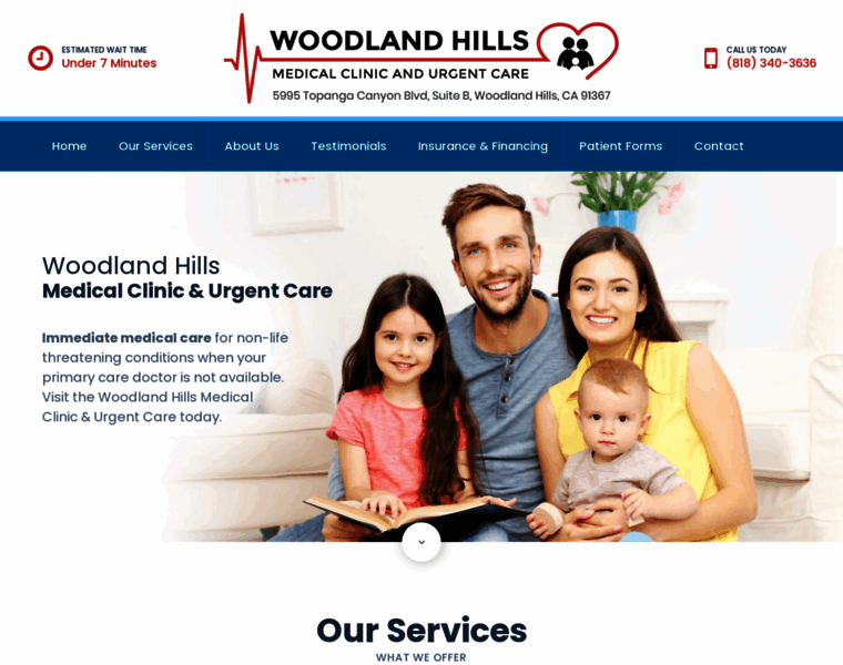 Woodlandhillsurgentcarecenter.com thumbnail