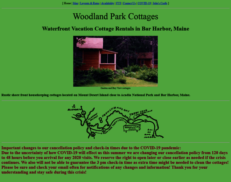 Woodlandparkcottages.com thumbnail